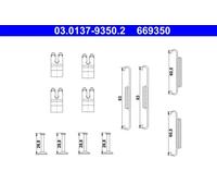 Bremsbacken-Reparaturset 03.0137-9350.2 ATE für LAND ROVER FREELANDER 2