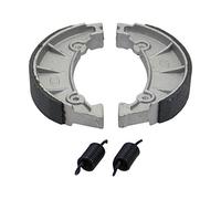 Bremsbacken vorne/hinten 150x25 mm kompatibel mit Zündapp KS 50 80 100 Typ 517 530 537 GTS C 50 Typ 529