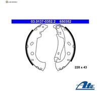 BREMSBACKENSATZ 03.0137-0352.2 FÜR FIAT MULTIPLA/VAN PALIO/Weekend MAREA 1.6L