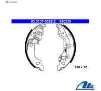 BREMSBACKENSATZ 03.0137-0359.2 FÜR FIAT PUNTO/Hatchback/Van 188A4.000 1.2L 4cyl