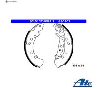 BREMSBACKENSATZ 03.0137-0502.2 FÜR TOYOTA YARIS/Hatchback/Van/VIOS DAIHATSU