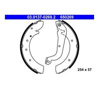 Bremsbackensatz ATE 03.0137-0269.2 für CITROËN FIAT NISSAN PEUGEOT, Hinterachse