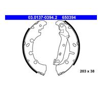 Bremsbackensatz ATE 03.0137-0394.2 für Ford Fiesta IV Puma Fusion Street KA