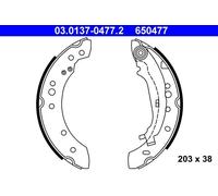 Bremsbackensatz ATE 03.0137-0477.2