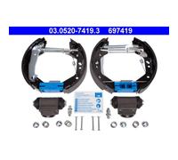 Ate Bremsbacken-satz Hinterachse Passend Für Hyundai Accent 03.0520-7419.3