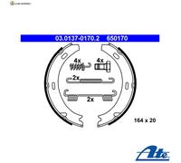 BREMSBACKENSATZ FESTSTELLBREMSE 03.0137-0170.2 FÜR MERCEDES-BENZ C-CLASS 124 SL