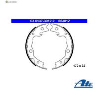 BREMSBACKENSATZ FESTSTELLBREMSE 03.0137-3012.2 FÜR NISSAN QASHQAI/+2/VAN/II 2.0L
