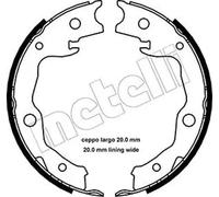 metelli 53-0450 Bremsbackensatz für Feststellbremse Bremsbackensatz