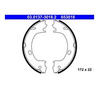 Bremsbackensatz, Feststellbremse ATE 03.0137-3018.2 für CHRYSLER, Hinterachse