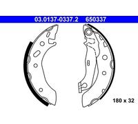 BREMSBACKENSATZ HINTEN ATE 030137 03372 FÜR FORD MAZDA