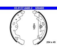 ATE 03013704802 Bremsbelagsatz Trommelbremse