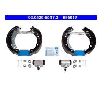 ATE Topkit Bremsbackensatz vormontiert Renault, Dacia 03.0520-5017.3