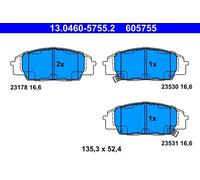 Bremsbelagsatz ATE 13.0460-5755.2, Vorne