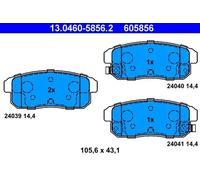 Bremsbeläge 13.0460-5856.2 ATE für MAZDA SUZUKI