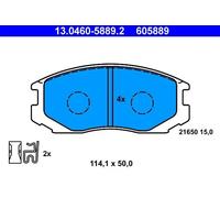 Bremsbeläge 13.0460-5889.2 ATE für MITSUBISHI COLT V LANCER VI