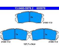 Bremsbeläge 13.0460-5978.2 ATE für SUBARU IMPREZA Station Wagon IMPREZA Coupe