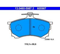 Bremsbeläge 13.0460-5987.2 ATE für MITSUBISHI CARISMA Stufenheck CARISMA