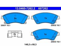 Bremsbelagsatz ATE 13.0460-7262.2, Vorne