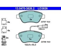 Bremsbeläge 13.0470-3826.2 ATE für FIAT ALFA ROMEO