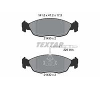 TEXTAR 2143001 - Bremsbelagsatz, Scheibenbremse - Q+