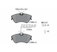 Bremsbeläge 2188801 TEXTAR für RENAULT ESPACE III