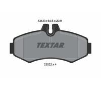 Textar Bremsbelagsatz, Scheibenbremse Q+ 2302201