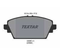 TEXTAR Bremsbelagsatz, Scheibenbremse 2309501