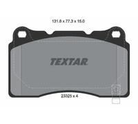 Textar | Bremsbelagsatz, Scheibenbremse | 2332501