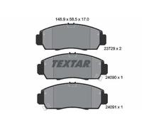 Bremsbeläge 2372901 TEXTAR für HONDA CIVIC VII Hatchback STREAM