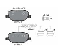 Bremsbeläge 2381101 TEXTAR für ALFA ROMEO GIULIETTA GIULIETTA Kasten/Schrägheck