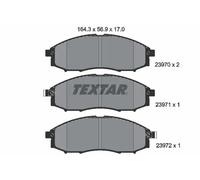 Bremsbeläge 2397001 TEXTAR für NISSAN NP300 PICKUP PICK UP NAVARA