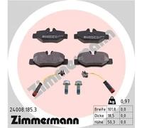 ZIMMERMANN Bremsbelagsatz, Scheibenbremse 24008.185.3 für MERCEDES-BENZ
