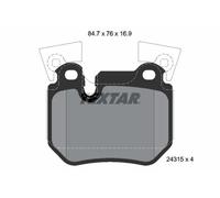 TEXTAR Bremsbelagsatz, Scheibenbremse 2431501 für BMW