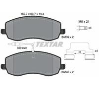 Bremsbeläge 2483901 TEXTAR für CITROËN LANCIA PEUGEOT FIAT