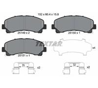 TEXTAR Bremsbelagsatz, Scheibenbremse 2514901 für CHEVROLET ISUZU