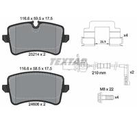 Bremsbelagsatz TEXTAR 2521403, Hinten
