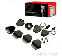 Bremsbeläge Brembo SATZ- Vorne- NEU-AUDI A6 A8 AUDI 100 8-Teile