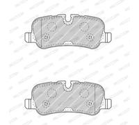 Bremsbelagsatz FERODO FDB4105, Hinten