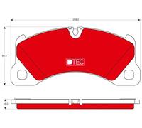 TRW Bremsbelagsatz, Scheibenbremse DTEC COTEC GDB1774DTE