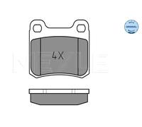 Bremsbeläge Hinterachse 025 206 8713 MEYLE für MERCEDES-BENZ 190