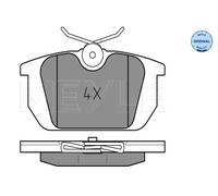 Bremsbeläge Hinterachse 025 211 0314 MEYLE für ALFA ROMEO FIAT LANCIA