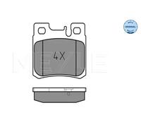 Bremsbeläge Hinterachse 025 211 9715 MEYLE für MERCEDES-BENZ 190 124 Stufenheck