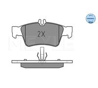 Bremsbeläge Hinterachse 025 233 3416 MEYLE für MERCEDES-BENZ CLS E-KLASSE SL