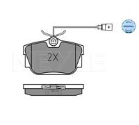 Bremsbeläge Hinterachse 025 234 4616/W MEYLE für SEAT VW FORD