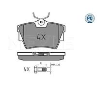 MEYLE Bremsbelagsatz, Scheibenbremse MEYLE-PD: Advanced performance and design.