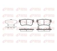 REMSA Bremsbelagsatz 0746.62 Scheibenbremse Hinterachse für SSANGYONG DAEWOO
