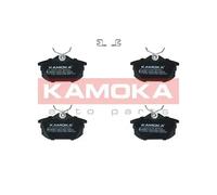 KAMOKA Bremsbeläge hinten für Mitsubishi Colt VI Space Star Volvo V40