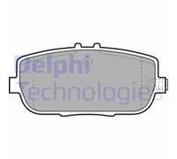Bremsbelagsatz DELPHI LP2027, Hinten