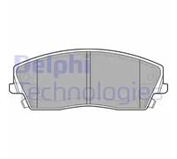 Bremsbelagsatz DELPHI LP2034, Vorne