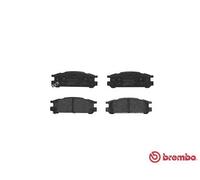 BREMBO Bremsbelagsatz, Scheibenbremse p78005 für NISSAN Subaru